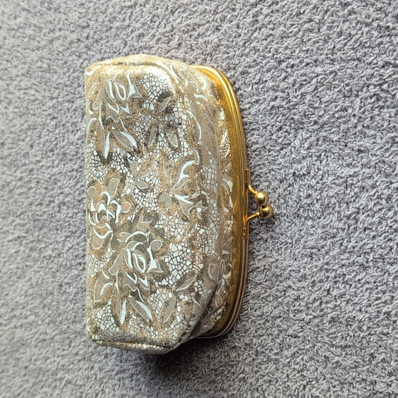 HOBO Save Face Frame Pouch In Gilded Petals - Picture 3 of 7